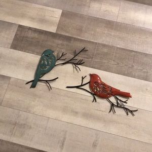 Metal bird wall decor from Hobby Lobby